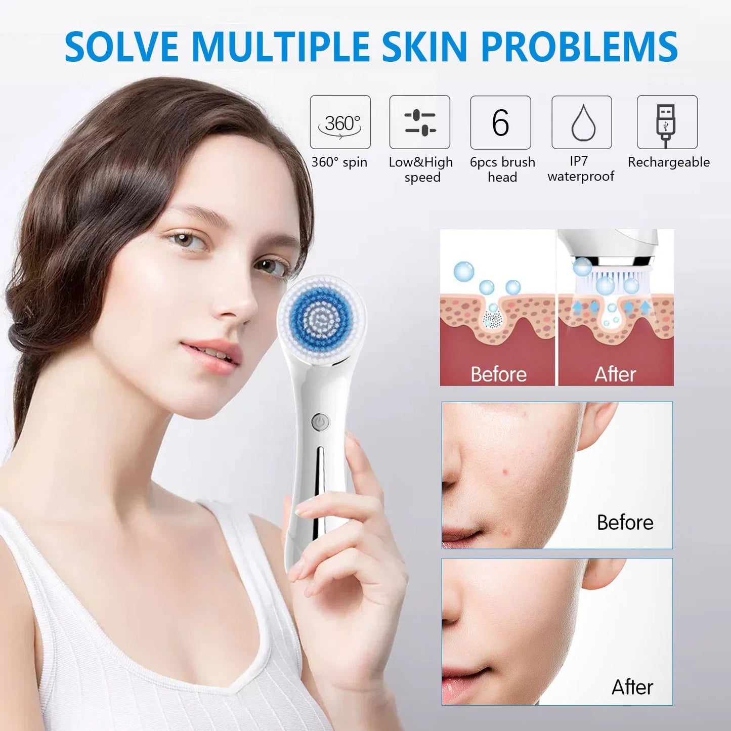 Facial Cleansing Brush