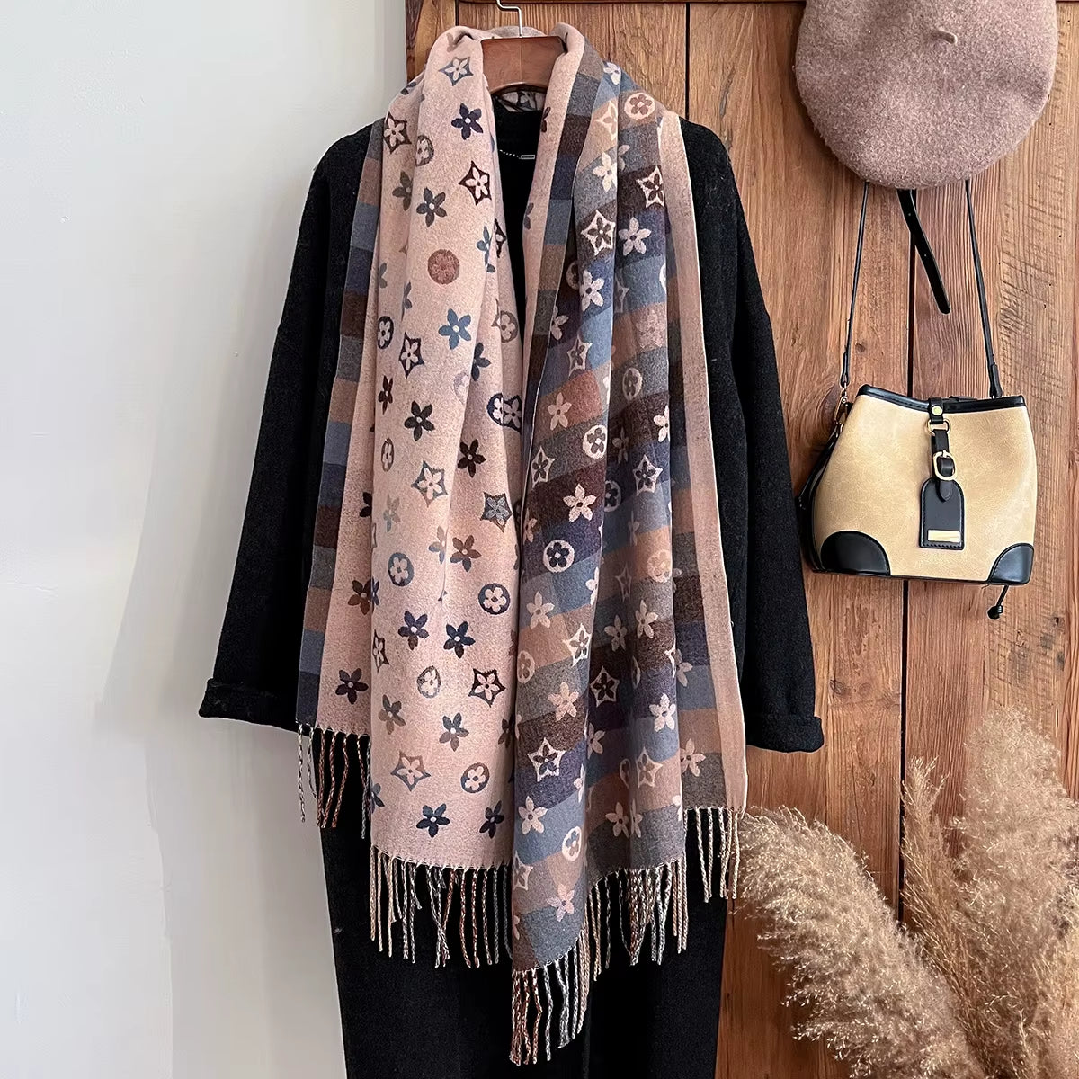 Imen Beauty Cashmere Winter Scarf