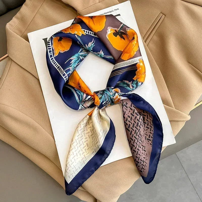 Imen Beauty Silk Scarf & Hairband Set