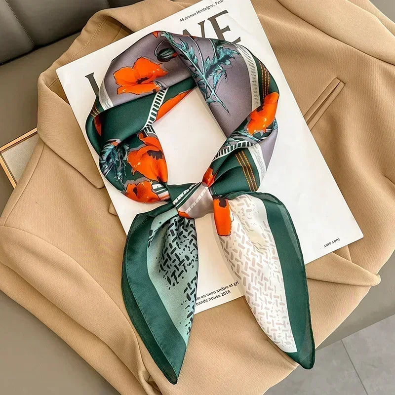 Imen Beauty Silk Scarf & Hairband Set