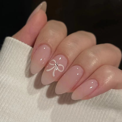 Imen Beauty Bow Press-On Nails