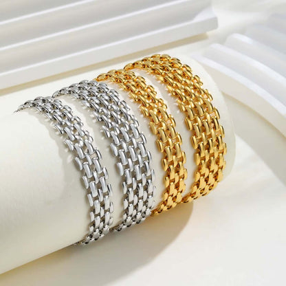 Imen Beauty Gold Plated Watch Strap Bracelet