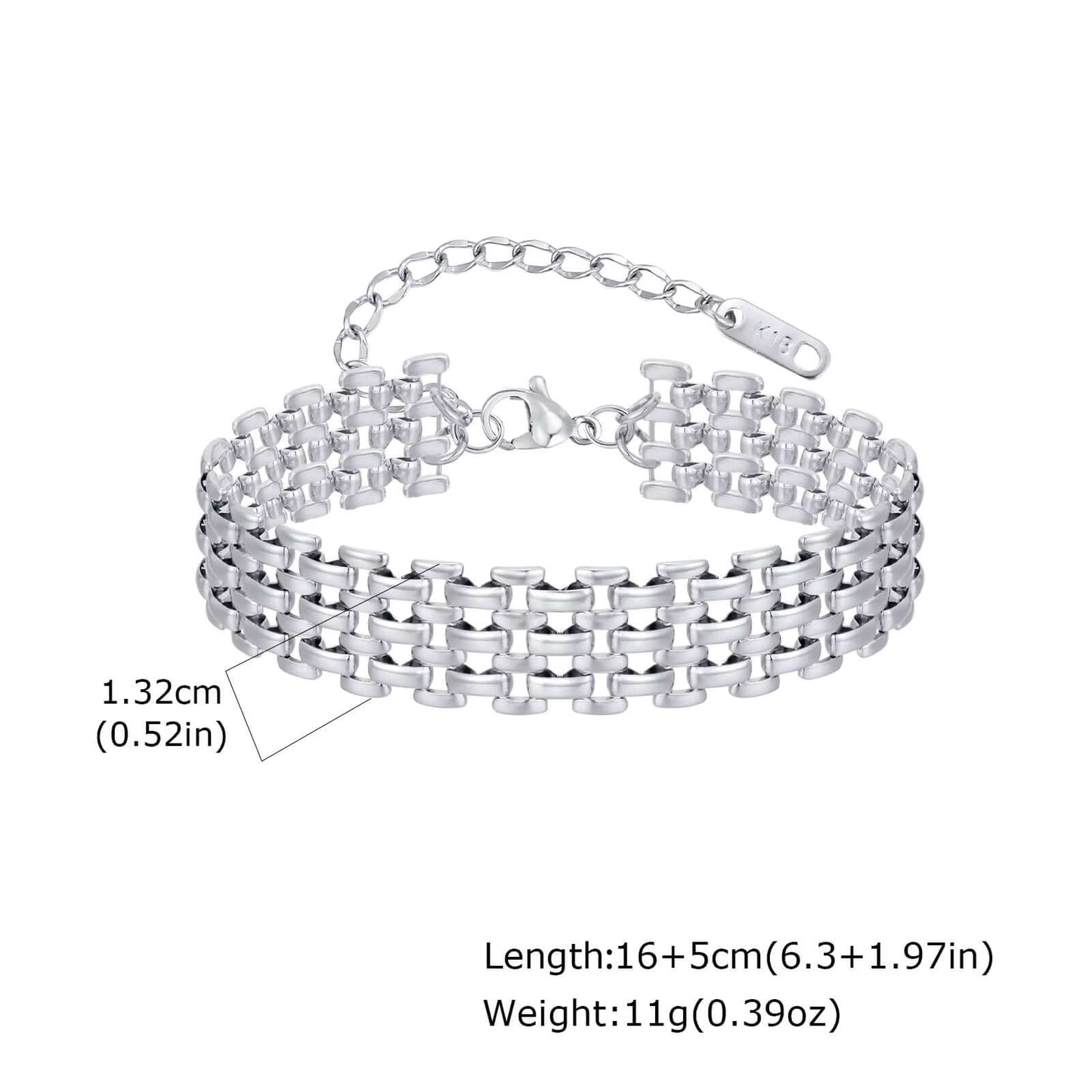 Imen Beauty Gold Plated Watch Strap Bracelet