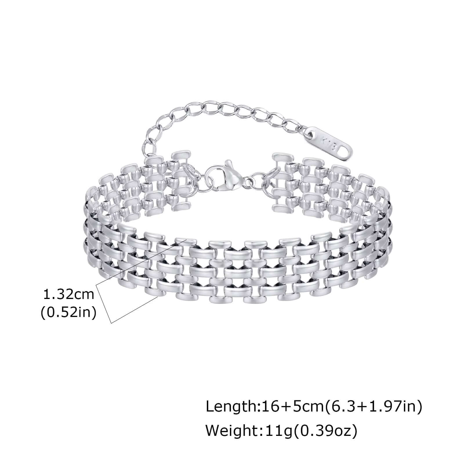 Imen Beauty Gold Plated Watch Strap Bracelet