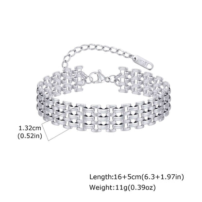 Imen Beauty Gold Plated Watch Strap Bracelet