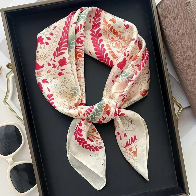 Imen Beauty Silk Scarf & Hairband Set
