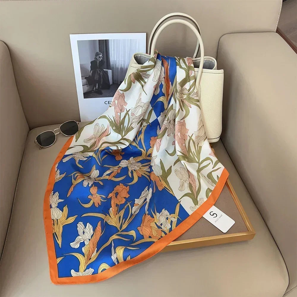 Imen Beauty Silk Scarf & Hairband Set