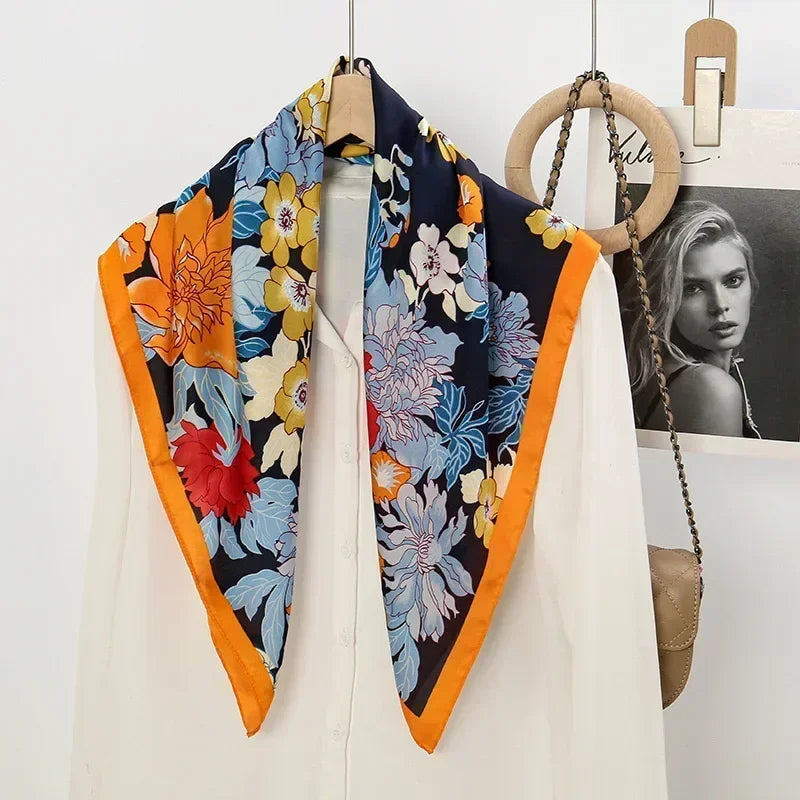 Imen Beauty Silk Scarf & Hairband Set