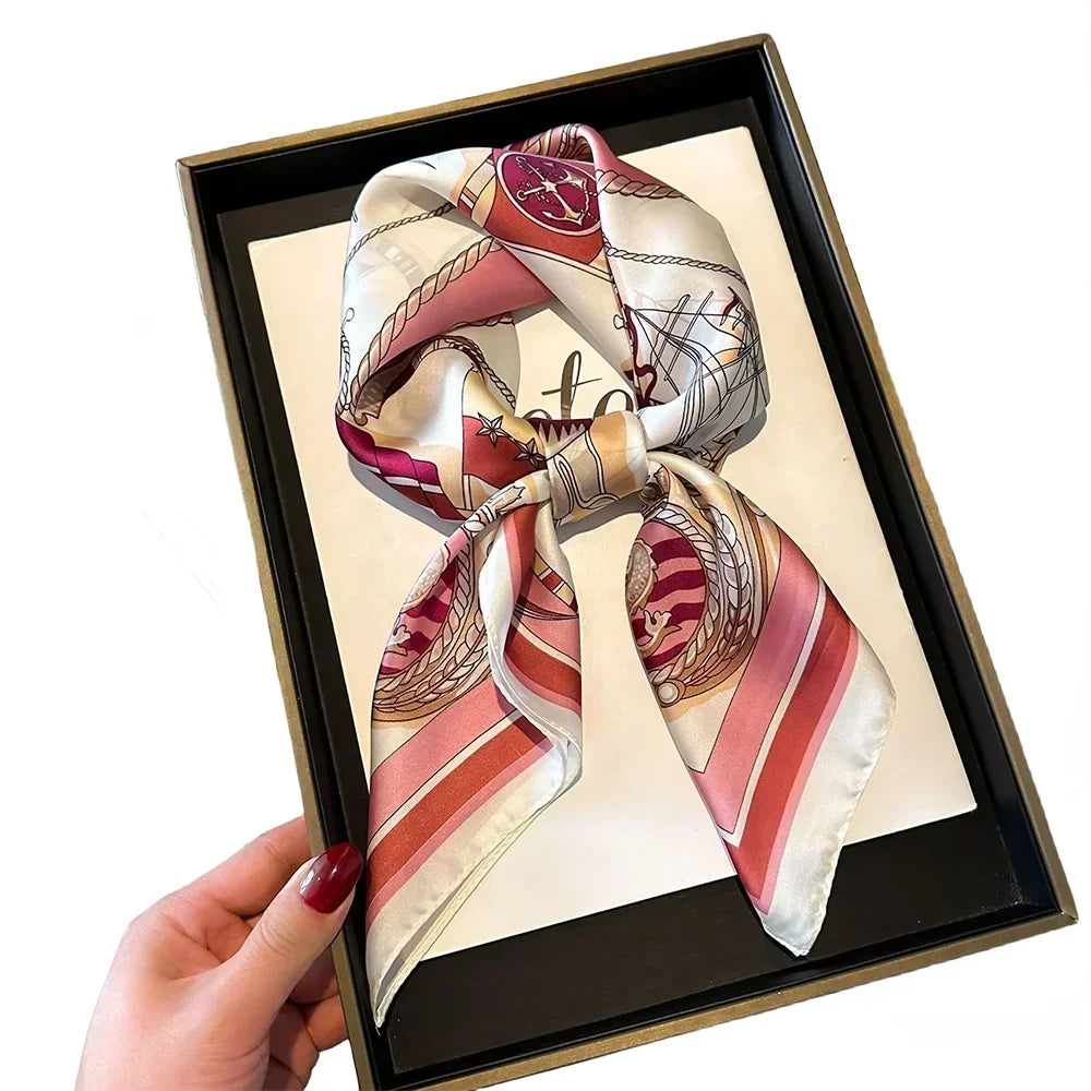 Imen Beauty Silk Scarf & Hairband Set