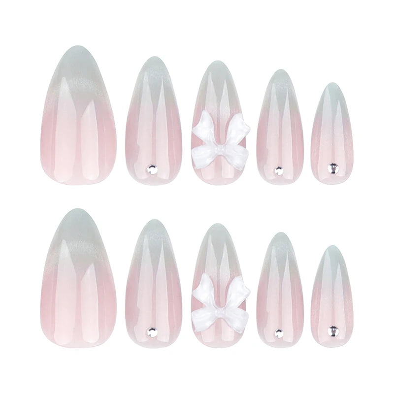Imen Beauty Bow Press-On Nails