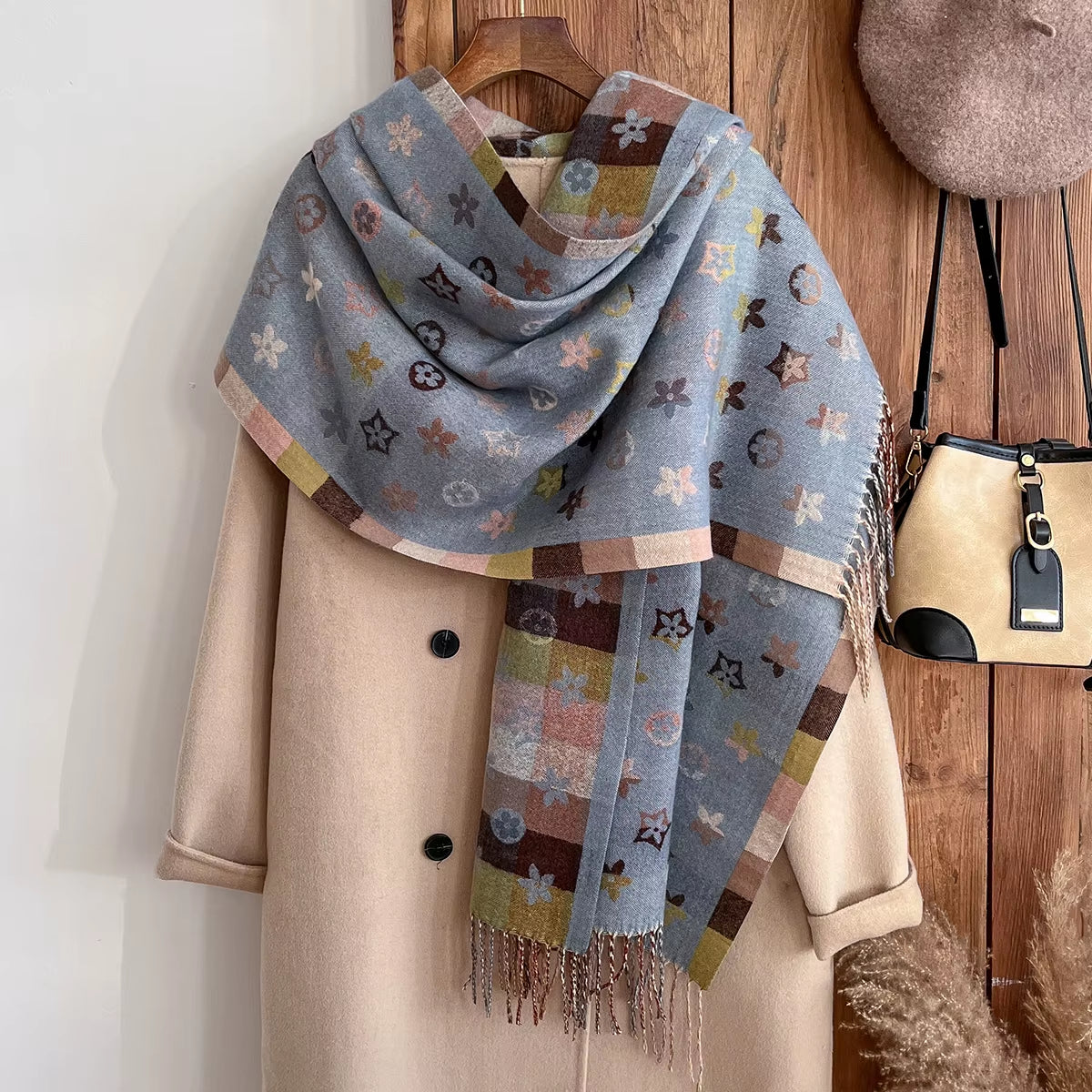 Imen Beauty Cashmere Winter Scarf