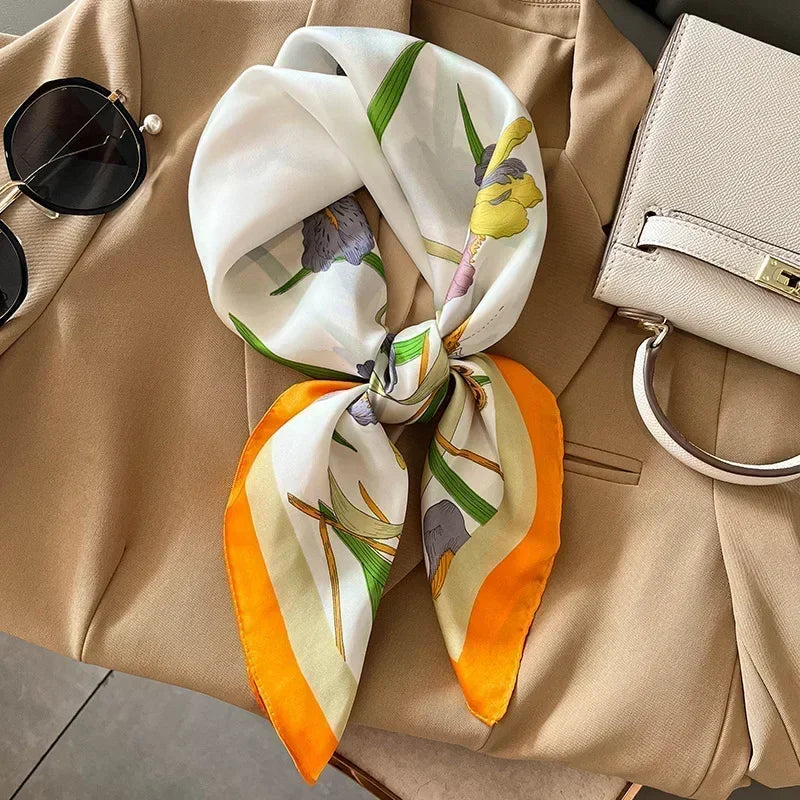 Imen Beauty Silk Scarf & Hairband Set