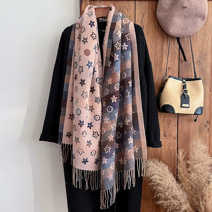 Imen Beauty Cashmere Winter Scarf