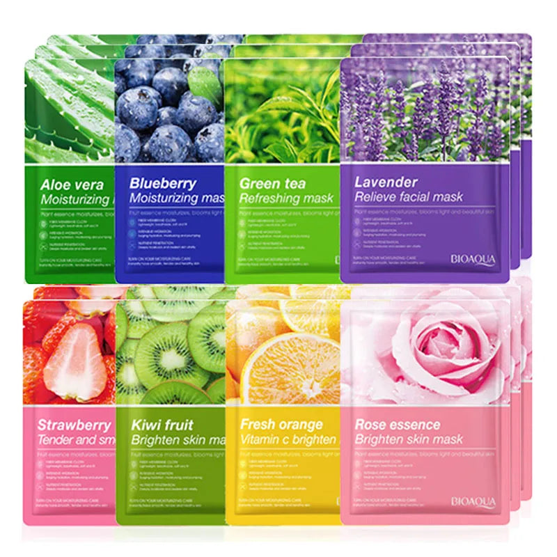 Imen Beauty 8-Piece Plant Face Masks