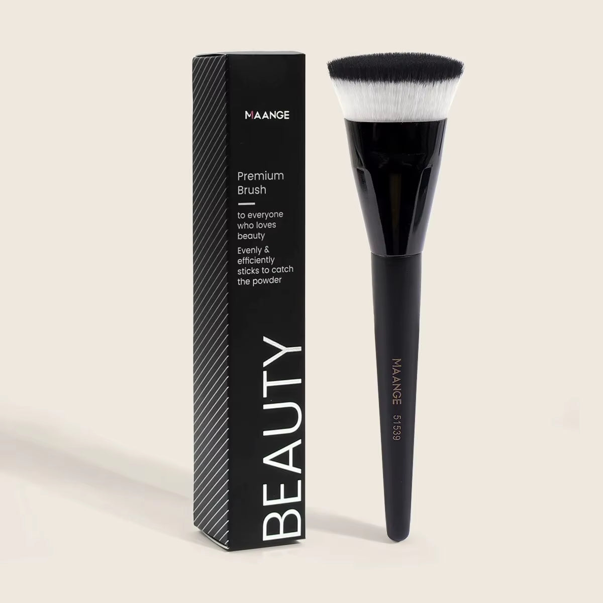 Achieve Flawless Skin with the Flat Round Foundation Brush - Your Essential Makeup Tool for Perfect Blending and Application