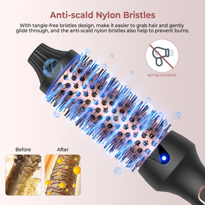 Imen Beauty Heated Styling Brush 3-in-1
