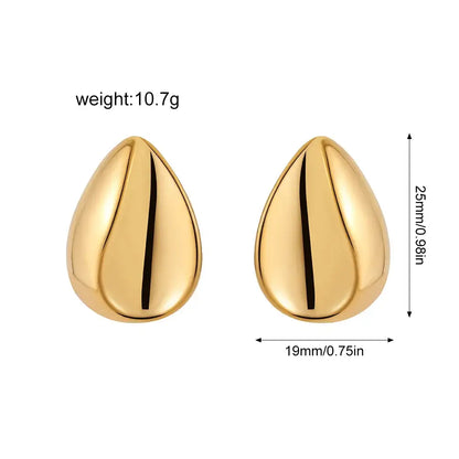 Imen Beauty Gold Geometric Earrings