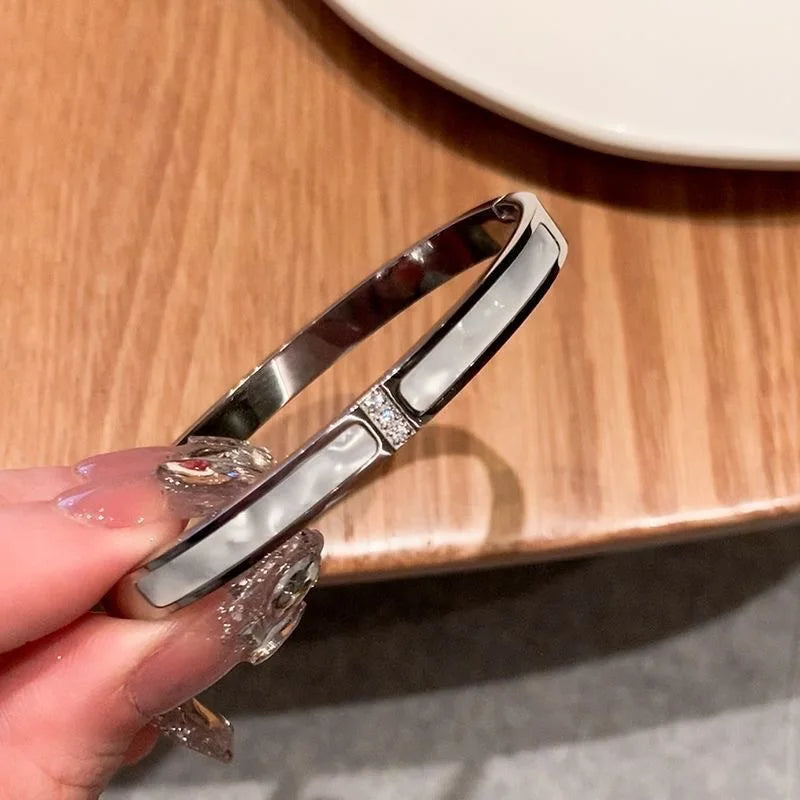 Imen Beauty Stainless Steel Cuff Bracelet