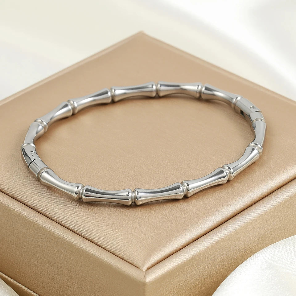 Imen Beauty Stainless Steel Cuff Bracelet