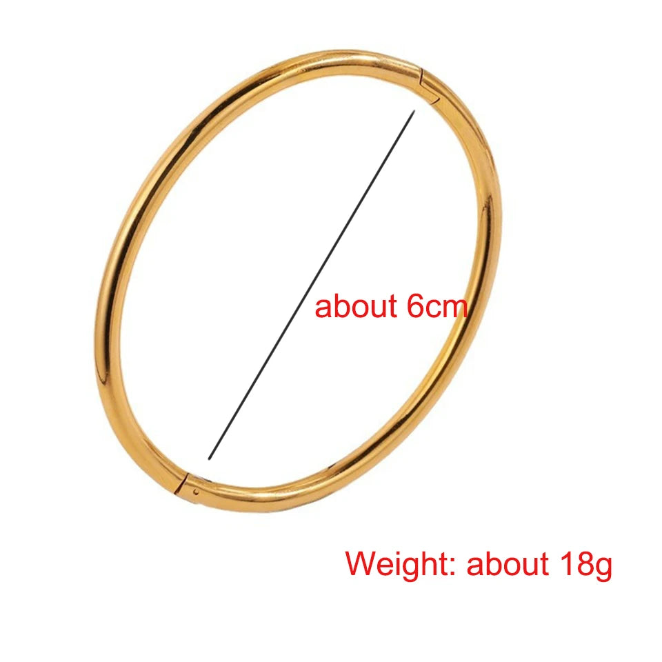 Imen Beauty Stainless Steel Cuff Bracelet