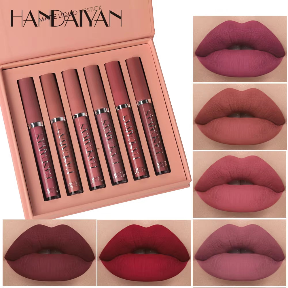 Imen Beauty 6-Piece Matte Lipstick Set