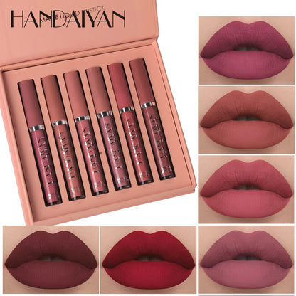 Imen Beauty 6-Piece Matte Lipstick Set