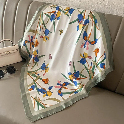 Imen Beauty Silk Scarf & Hairband Set