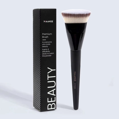 Achieve Flawless Skin with the Flat Round Foundation Brush - Your Essential Makeup Tool for Perfect Blending and Application