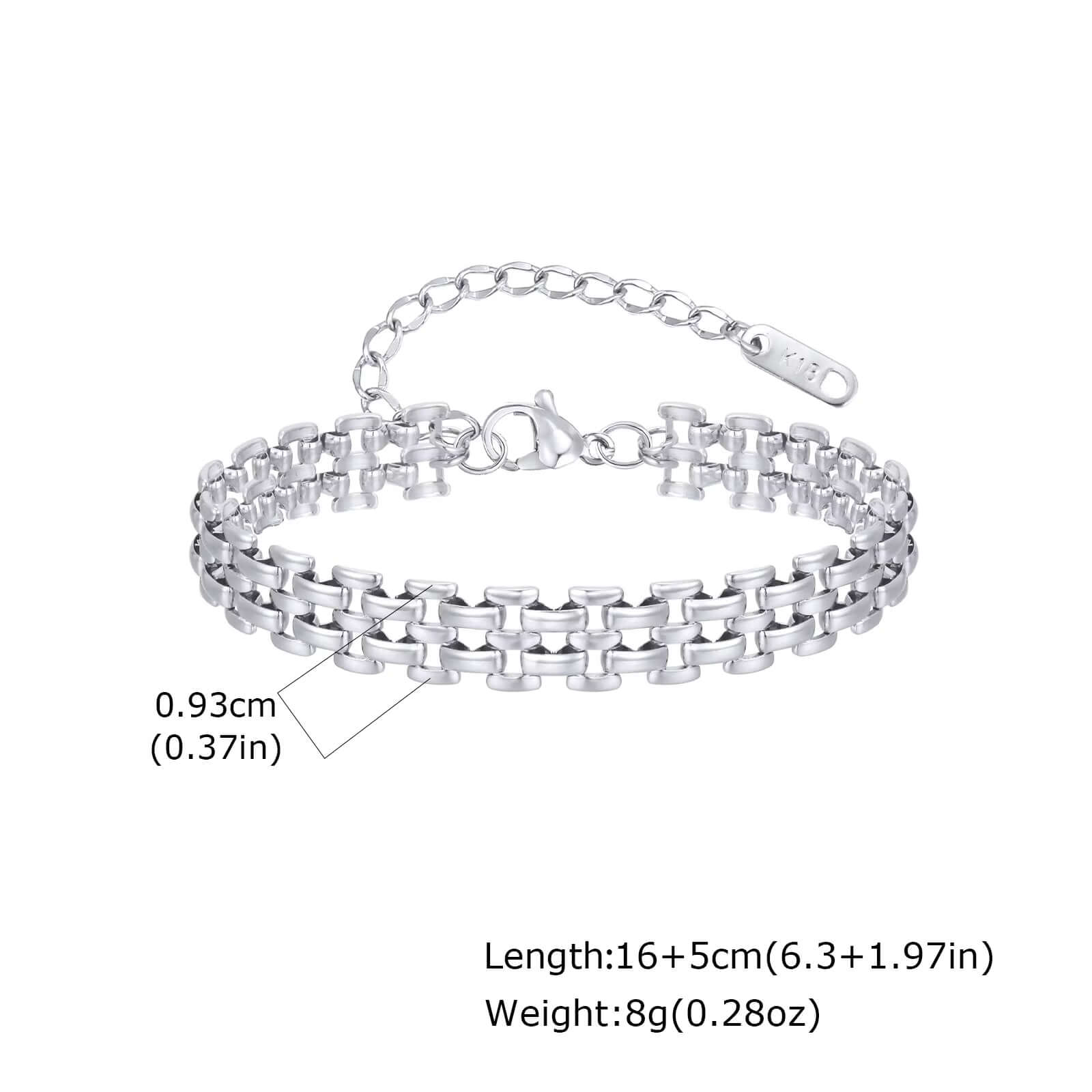 Imen Beauty Gold Plated Watch Strap Bracelet