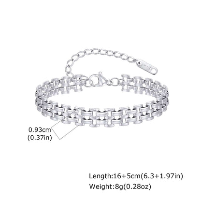 Imen Beauty Gold Plated Watch Strap Bracelet