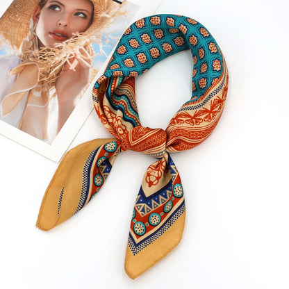 Imen Beauty Silk Scarf & Hairband Set
