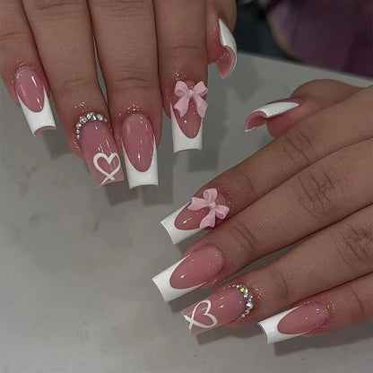 Imen Beauty Bow Press-On Nails