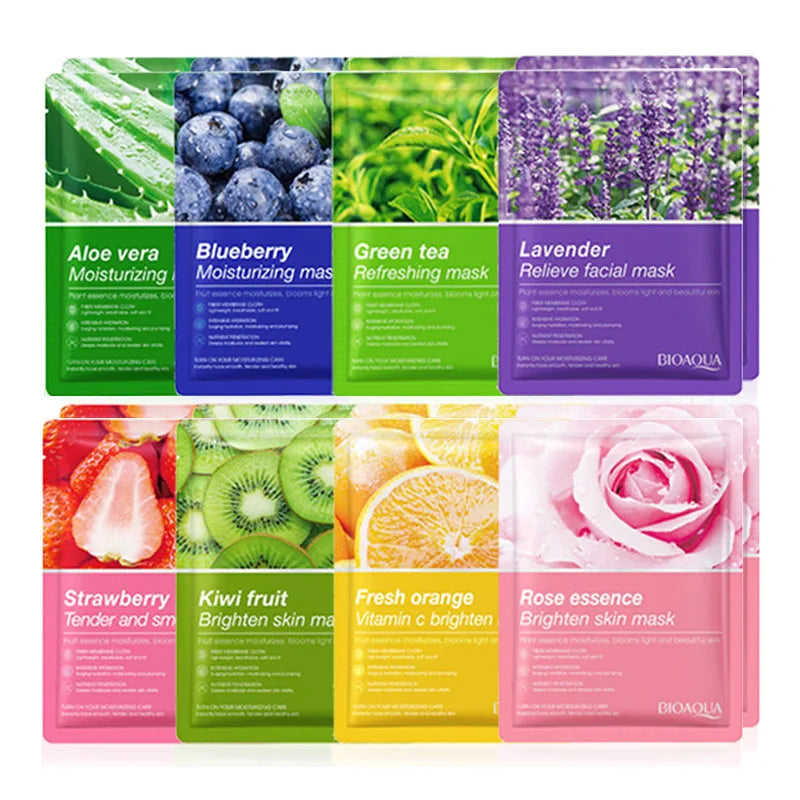 Imen Beauty 8-Piece Plant Face Masks