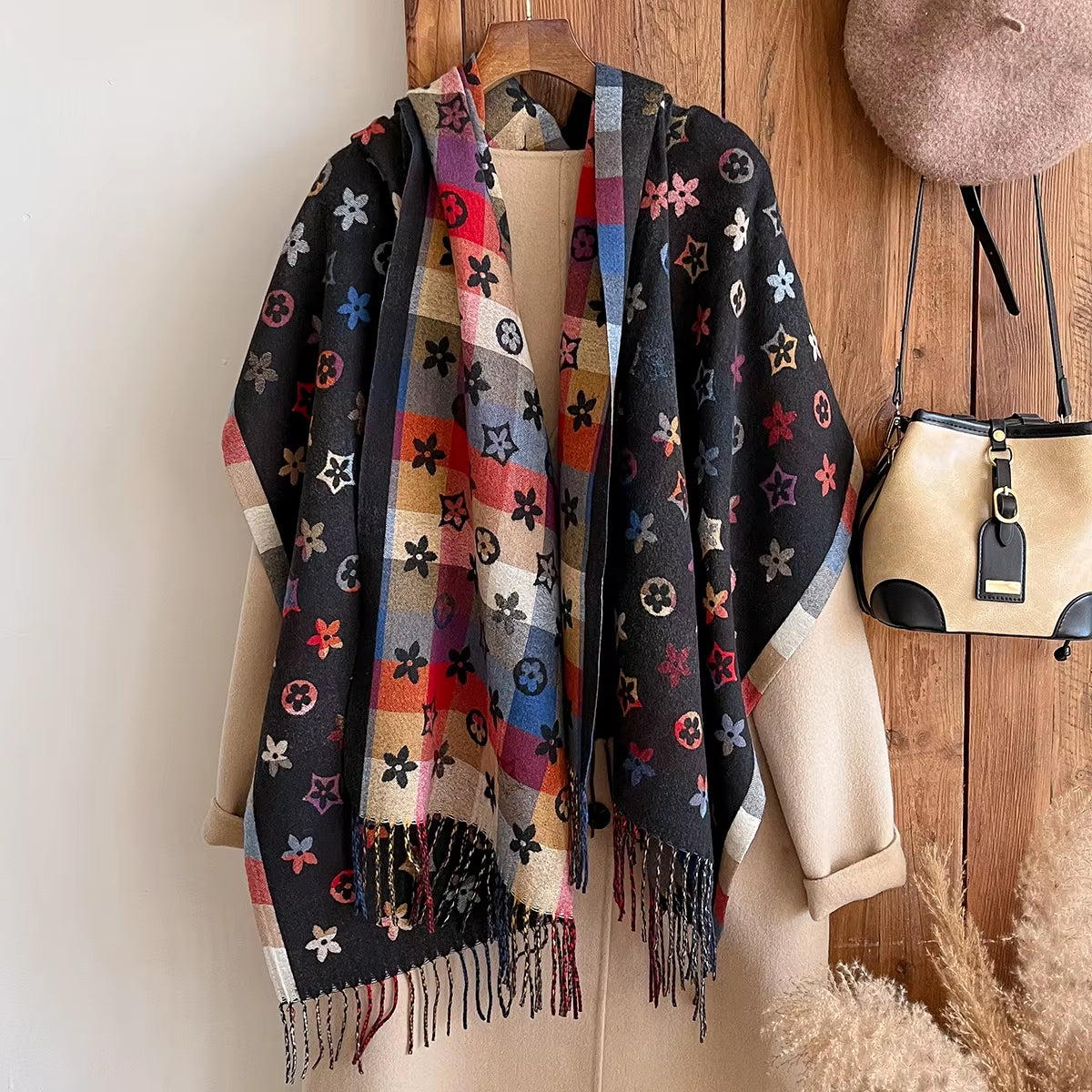 Imen Beauty Cashmere Winter Scarf