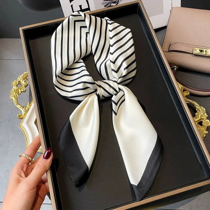 Imen Beauty Silk Scarf & Hairband Set