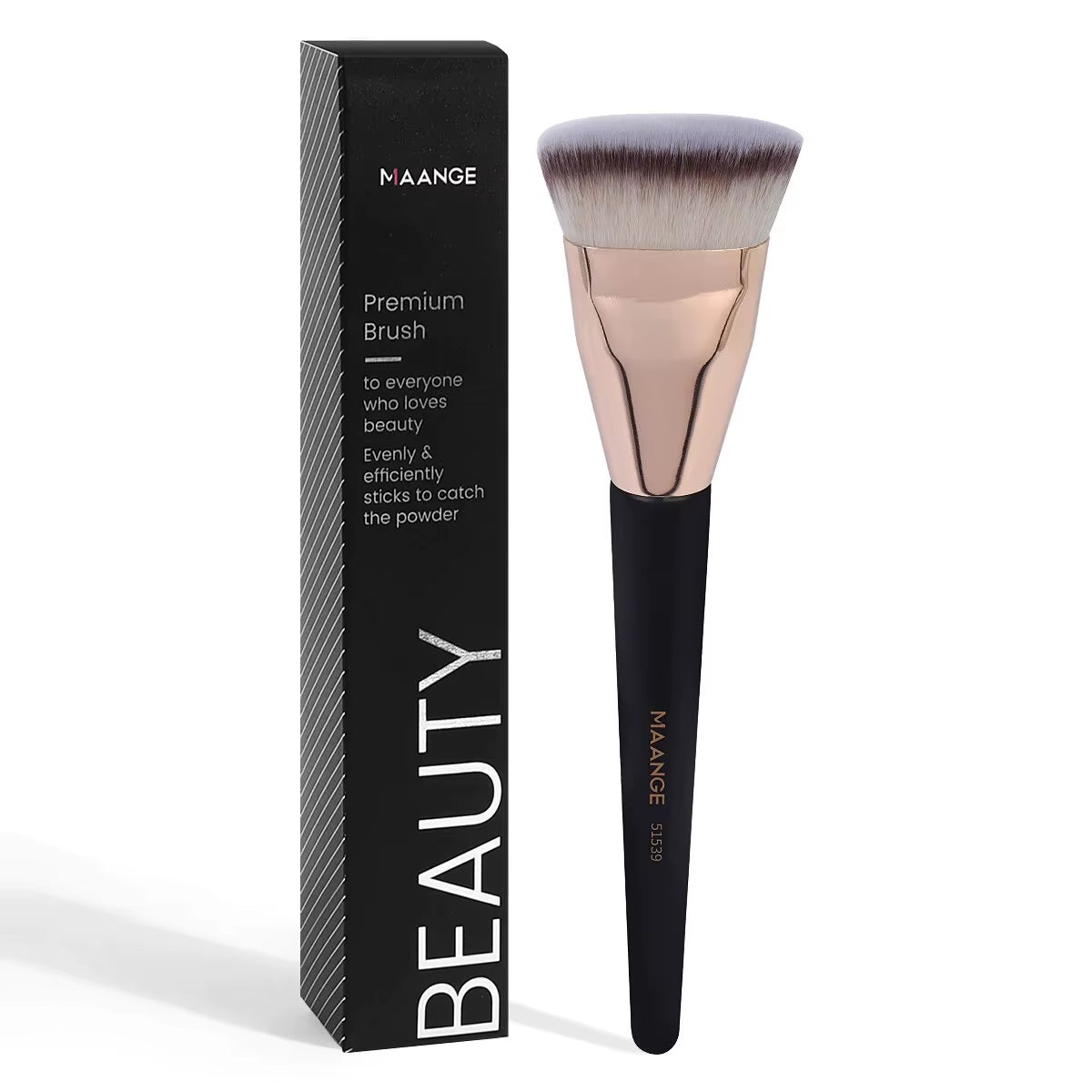 Achieve Flawless Skin with the Flat Round Foundation Brush - Your Essential Makeup Tool for Perfect Blending and Application
